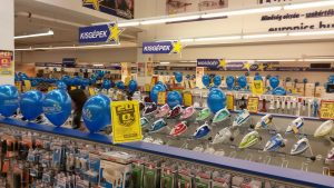 Euronics műszaki áruház belső tér