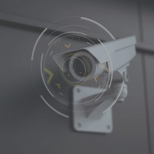 Fehér kültéri kamera