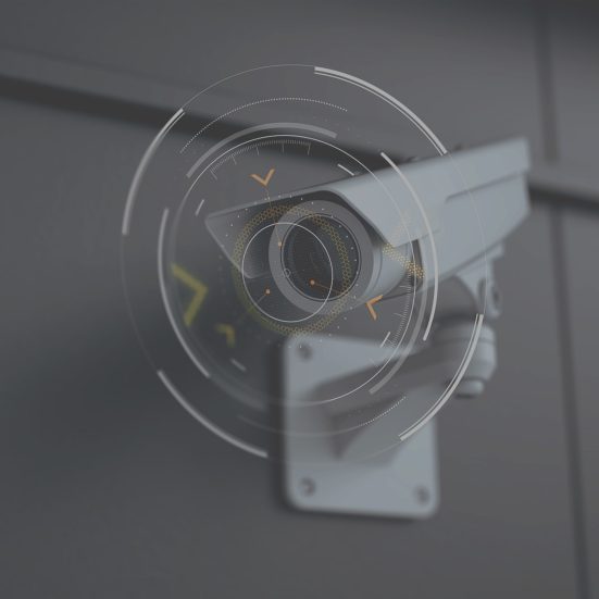 Fehér kültéri kamera