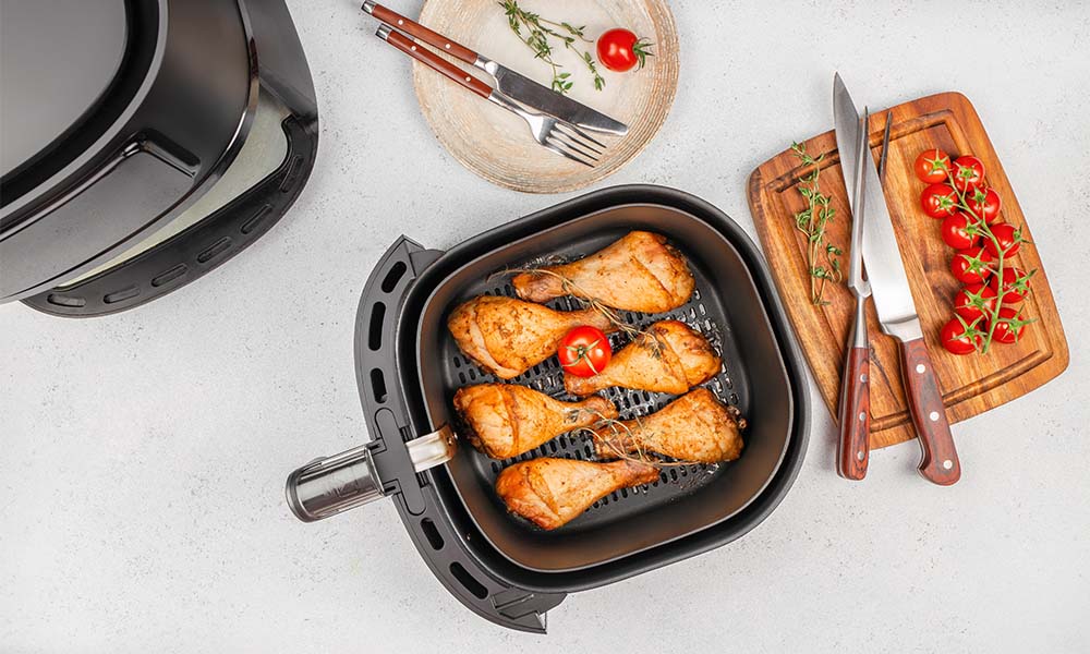 Airfryerben készült csirke